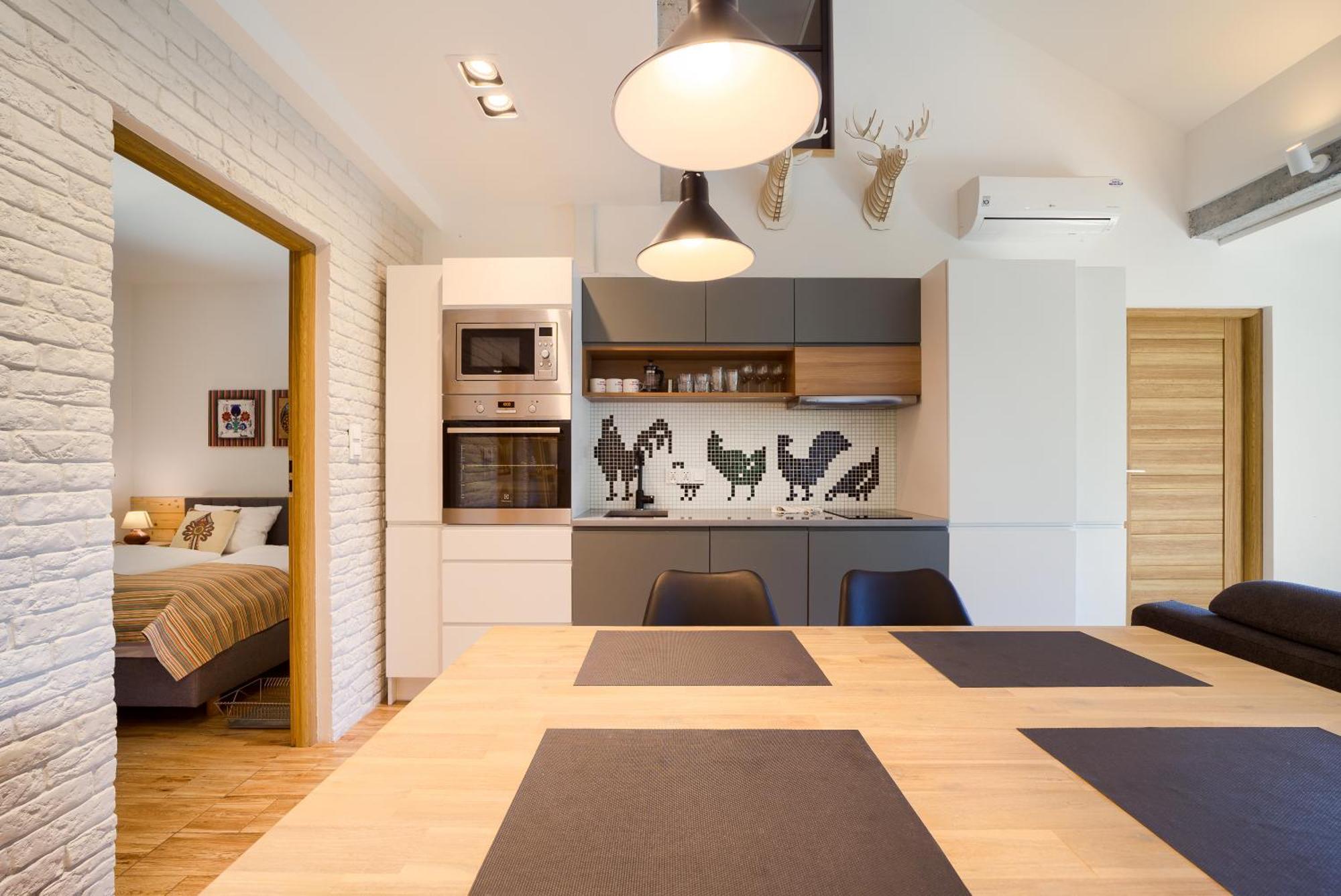 Wellness Apartamenty Zloty Widok ชเจอร์ค ภายนอก รูปภาพ